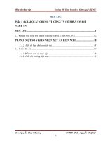 THỰC TRẠNG PHÂN TÍCH tài CHÍNH DOANH NGHIỆP tại CÔNG TY cổ PHẦN cơ KHÍ ô tô NGHỆ AN 