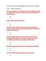 135 test bank for m marketing 4th edition by grewal đề trắc nghiệm marketing