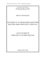 Ngữ nghĩa các từ chỉ hoạt động chuyển rời đối tượng trong Tiếng Việt và Tiếng Lào (LV thạc sĩ)