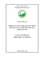 Nghiên cứu một số biện pháp kỹ thuật đối với cây na ở huyện Chi Lăng tỉnh Lạng Sơn (LV thạc sĩ)