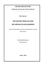Liên văn bản trong các phim hậu hiện đại của Wes Anderson