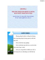 PP ỔN ĐỊNH VÀ ĐÓNG RẮN CHẤT THẢI NGUY HẠI