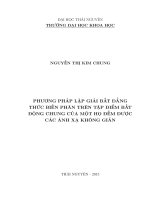 Phương pháp lặp giải bất đẳng thức biến phân trên tập điểm bất động chung của một họ đếm được các ánh xạ không giãn (LV thạc sĩ)