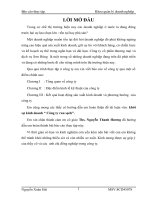 khởi sự kinh doanh “ công ty rau sạch” 