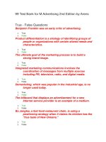 99 test bank for m advertising 2nd edition by arens