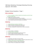 396 basic marketing a strategic marketing planning approach 19th edition đề trắc nghiệm marketing