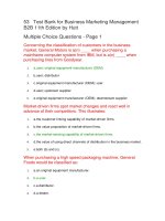 53   test bank for business marketing management b2b 11th edition by hutt