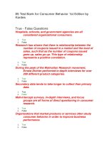 85 test bank for consumer behavior 1st edition by kardes