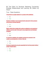 80 test bank for business marketing connecting strategy relationships and learning 4th edition by dwyer