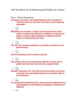 156 test bank for m marketing 2nd edition by grewal đề trắc nghiệm marketing