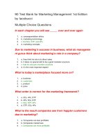 90 test bank for marketing management 1st edition by iacobucci