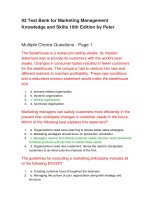 92 test bank for marketing management knowledge and skills 10th edition by peter