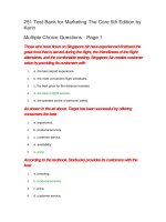 251 test bank for marketing the core 5th edition by kerin đề trắc nghiệm marketing