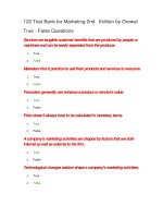 122 test bank for marketing 2nd   edition by grewal đề trắc nghiệm marketing