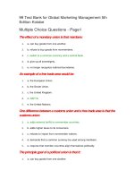 99 test bank for global marketing management 5th edition kotabe