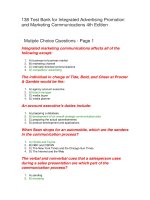 138 test bank for integrated advertising promotion and marketing communications 4th edition