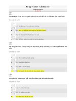 Bài tập về nhà 1   quản trị sản xuất