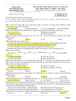 THPT phuoc long binh phuoc hoa hoc  lan 1  nam 2017  file word co loi giai 