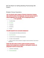 89 test bank for selling building partnerships 8th edition