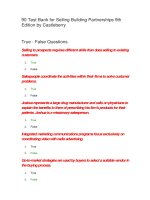 90 test bank for selling building partnerships 9th edition by castleberry