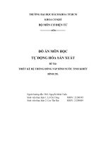 Đồ án tự dộng hóa