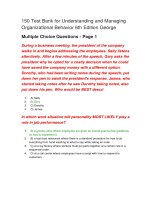 150 test bank for understanding and managing organizational behavior 6th edition george