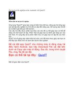 Ôn luyện trắc nghiệm trên Android với QuizIT