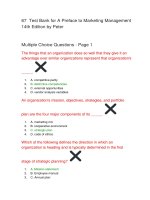 67  test bank for a preface to marketing management 14th edition by peter