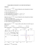 Chủ đề khảo sát sự biến thiên và vẽ đồ thị hàm số