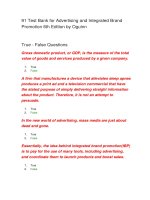 91 test bank for advertising and integrated brand promotion 6th edition by oguinn
