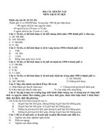 TRẮC NGHIỆM DỊCH TỂ