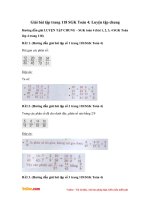 Giải bài tập trang 118 SGK Toán 4: Luyện tập chung 