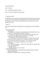 Đề cương phần cơ sở môi trường không khí