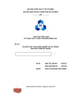 TÁI CHẾ CHẤT THẢI CÔNG NGHIỆP VÔ CƠ TRONG