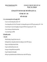 Ke hoach on thi THPT HC 2016