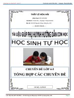 tổng hợp các chuyên đề toán lớp 4 5