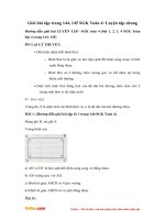 Giải bài tập trang 144, 145 SGK Toán 4: Luyện tập chung 