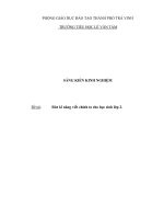 Sáng kiến kinh nghiệm rèn kĩ năng viết chính tả cho học sinh lớp 2