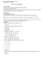 Giáo án Tự chọn Toán 7 cả năm rất hay