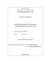 Các biện pháp phòng vệ thương mại theo hiệp định thương mại tự do 