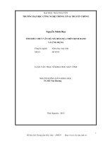 Tìm hiểu thủy vân số, mã hóa dựa trên định danh và ứng dụng (LV thạc sĩ)