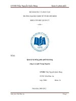 Quản lý hệ thống phân phối bán hàng công ty cà phê trung nguyên 