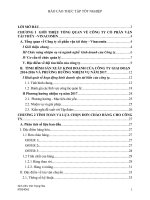 Tìm hiều hiểu hoạt động sản xuất kinh doanh và tính toán lựa chọn đơn chào hàng cho công ty cổ phần vận tải thủy   vinacomin 