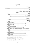 Đánh gia và lựa chọn vật liệu cho công nghiệpTiểu luận Vật Liệu Học