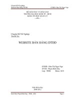 Website bán hàng điện thoại di động  chuyên đề tốt nghiệp 