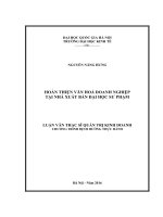 Hoàn thiện văn hoá doanh nghiệp tại nhà xuất bản đại học sư phạm 