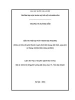 Bản tin thời sự phát thanh địa phương (Khảo sát trên đài phát thanh truyền hình Bắc Giang, Bắc Ninh, Lạng Sơn