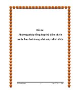 Phương pháp tổng hợp bộ điều khiển nước bao hơi trong nhà máy nhiệt điện