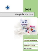 Phân tích thực phẩm sữa chua
