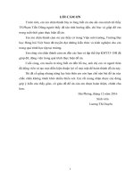 Xác định hàm lượng một số kim loại nặng trong nước uống (sử dụng nguồn nước ngầm) và ảnh hưởng của chúng đối với sức khỏe con người ở một số khu vực hà nội